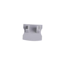M7400  Tiras LED Strips  Profile End Cap Without Hole (1pc), 17.3 x 15.7mm Grey